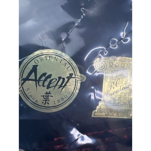 Oriental Accents Grape Decorative Plate with metal stand - Picture 7 of 8